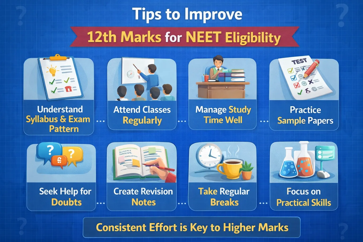 Tips to Improve 12th Marks for NEET Eligibility